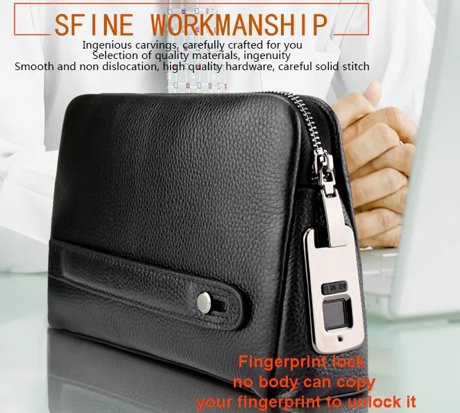 FINGERPRINT MEN HANDBAG