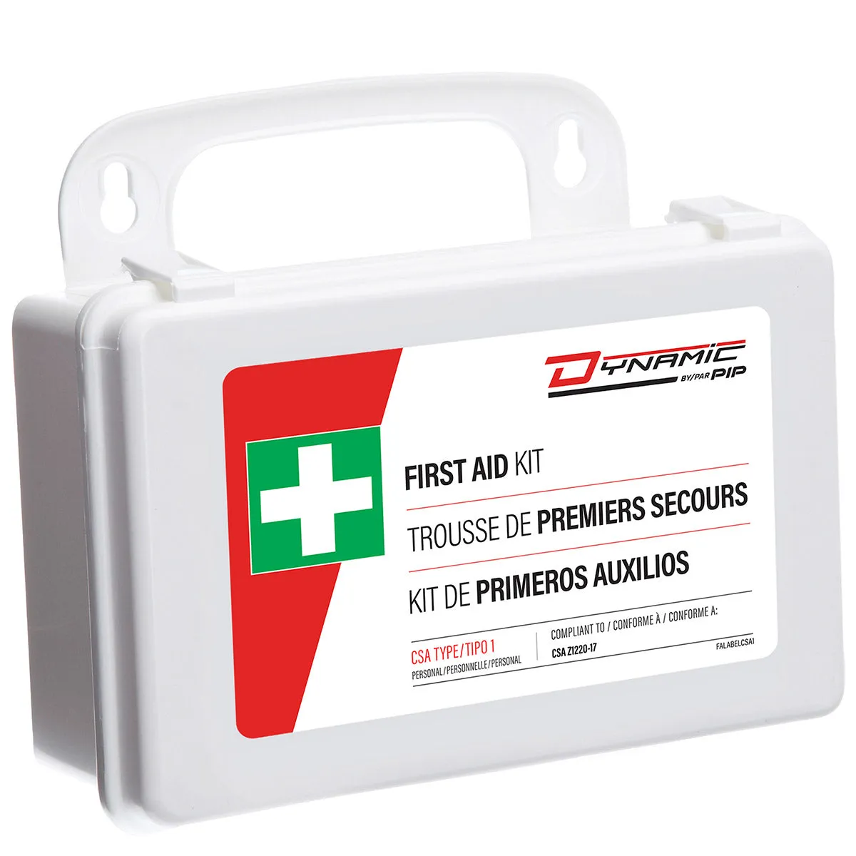 First Aid Kit - Dynamic CSA Standard First Aid Kit, Type 1: Personal (Metal, Nylon or Plastic Packaging)