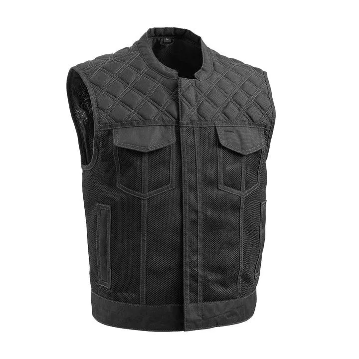 First Mfg Upside Moto Mesh Men's Motorcycle Vest