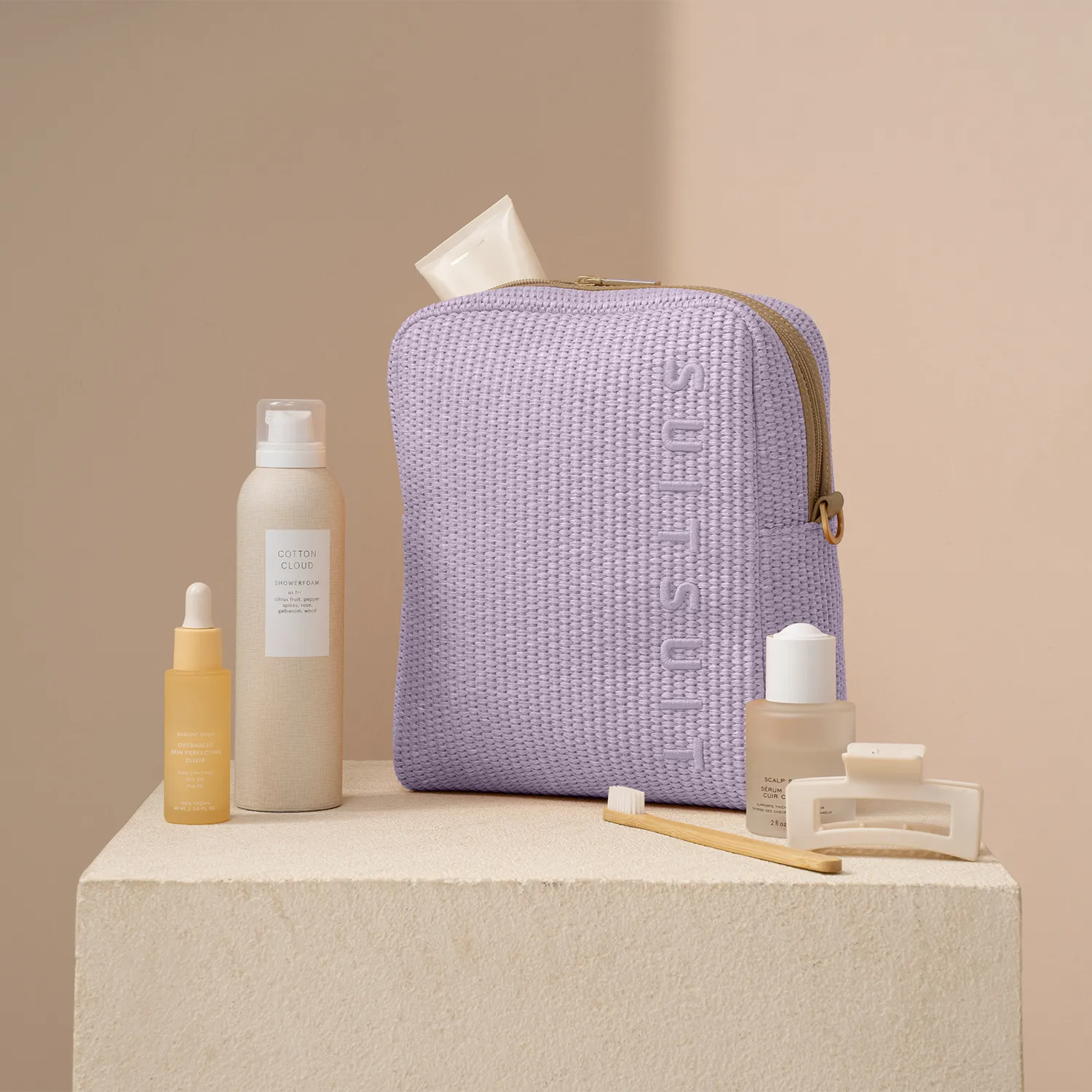 Fusion - Orchid Bloom - Upright Toiletry Bag