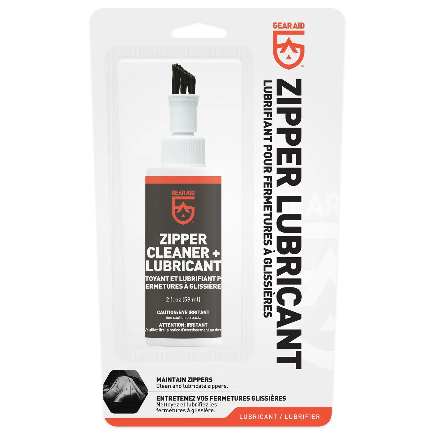 Gear Aid Zipper Cleaner and Lubricant 60ml (2oz)