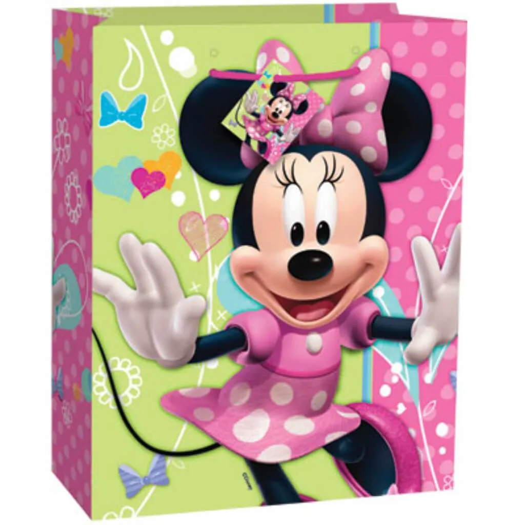 Gift Bag Large, Minnie Mouse