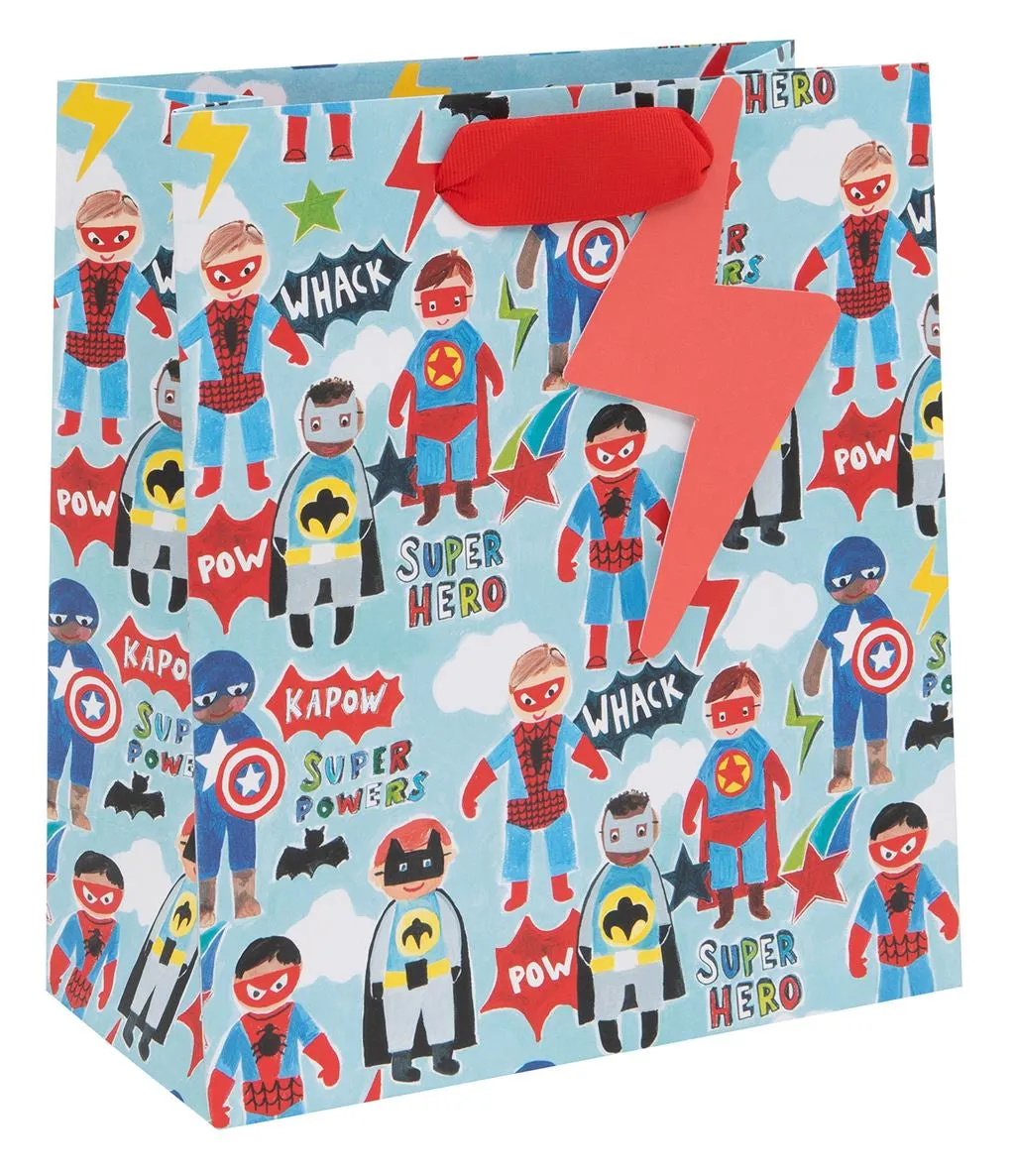 Gift Bag - Medium: Superhero