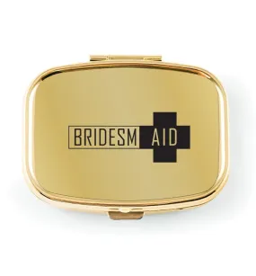 Gold Bridesmaid First Aid Hangover Pocket/Purse Pill Box