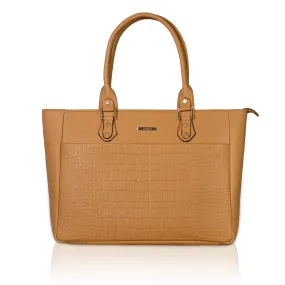 HandBag with Laptop case Golden