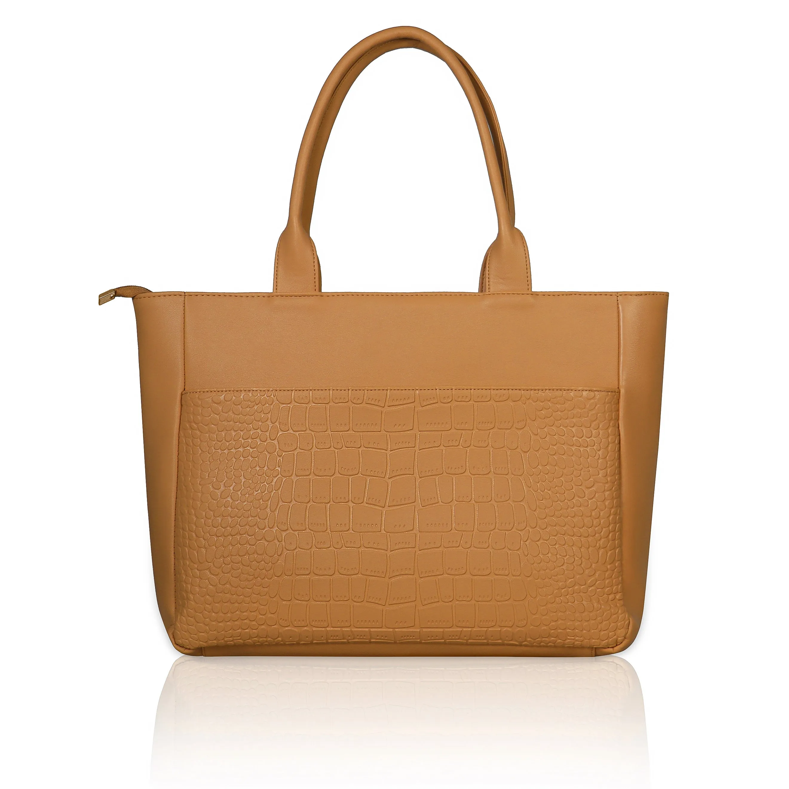 HandBag with Laptop case Golden