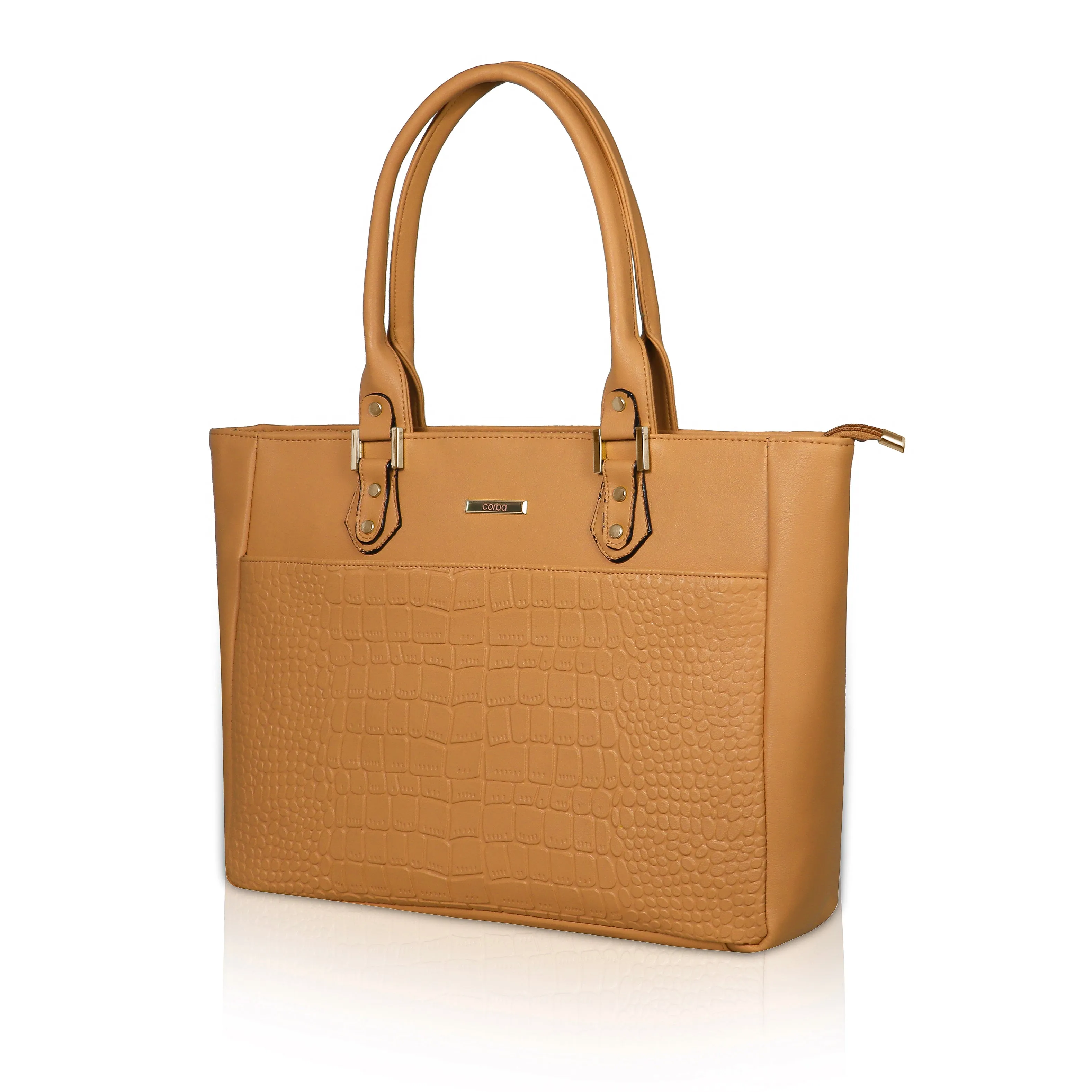 HandBag with Laptop case Golden