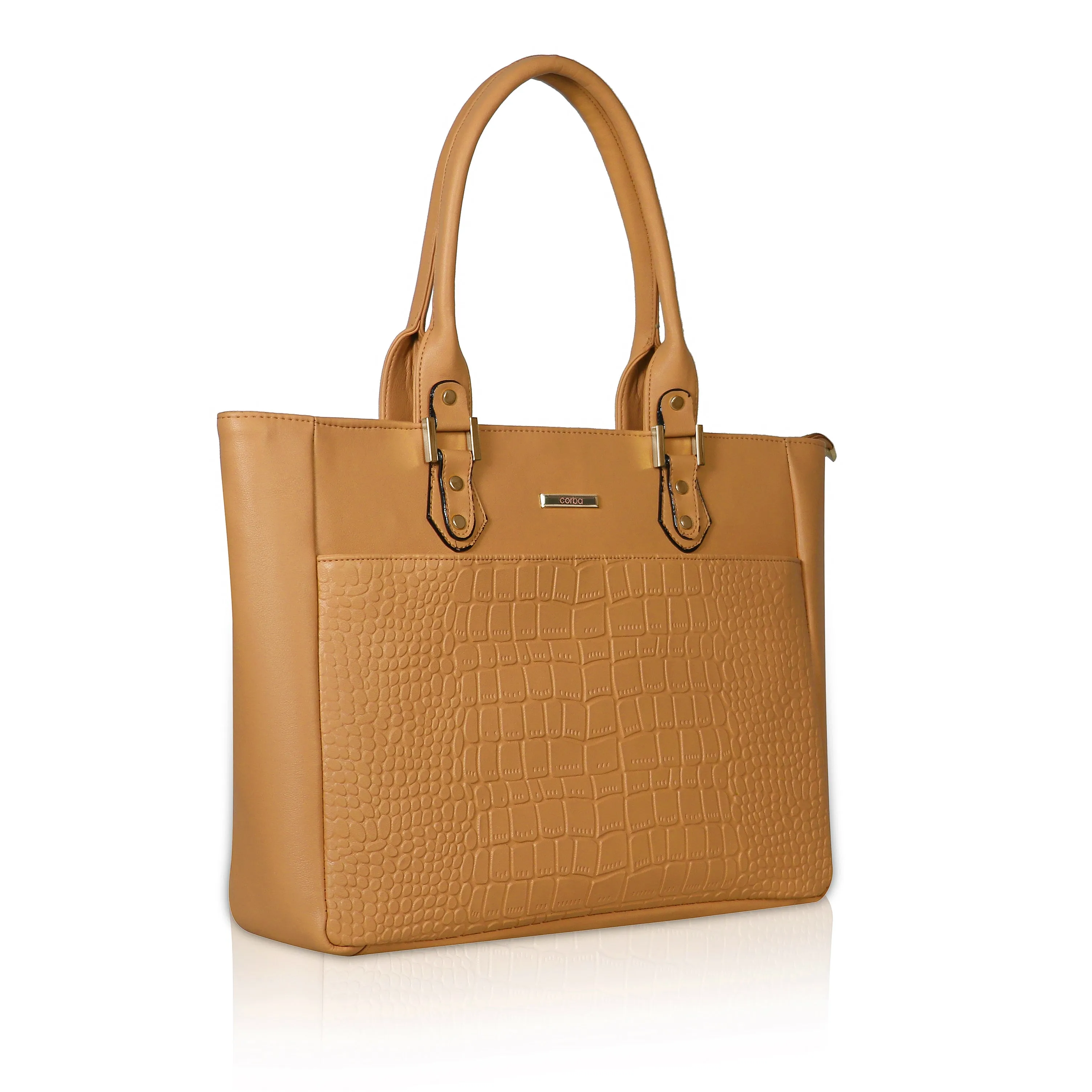 HandBag with Laptop case Golden