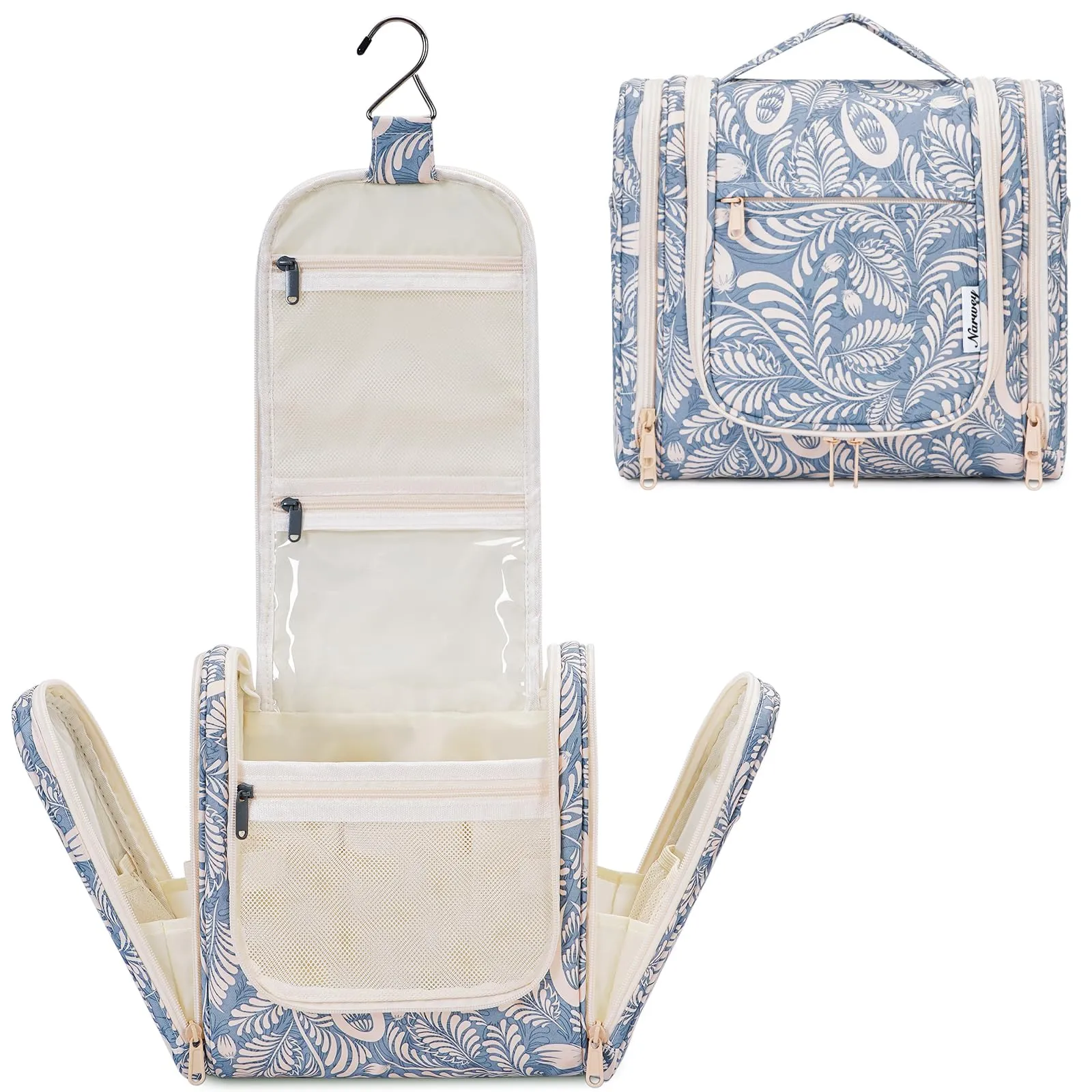 Hanging Toiletry Makeup Bag Dry Wet Separation - NW5204