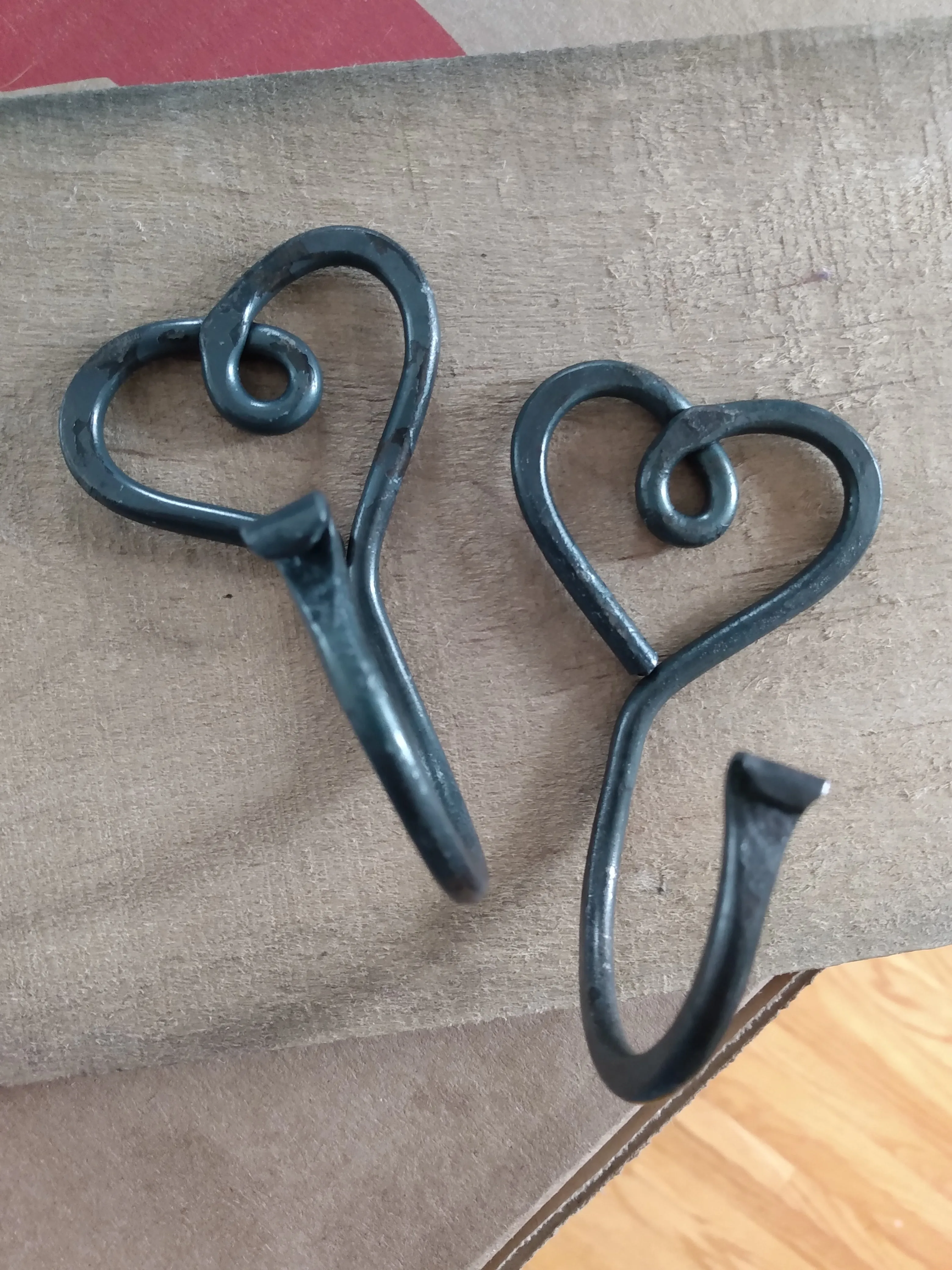 Heart Shaped Wall Hooks