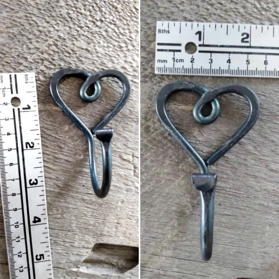 Heart Shaped Wall Hooks