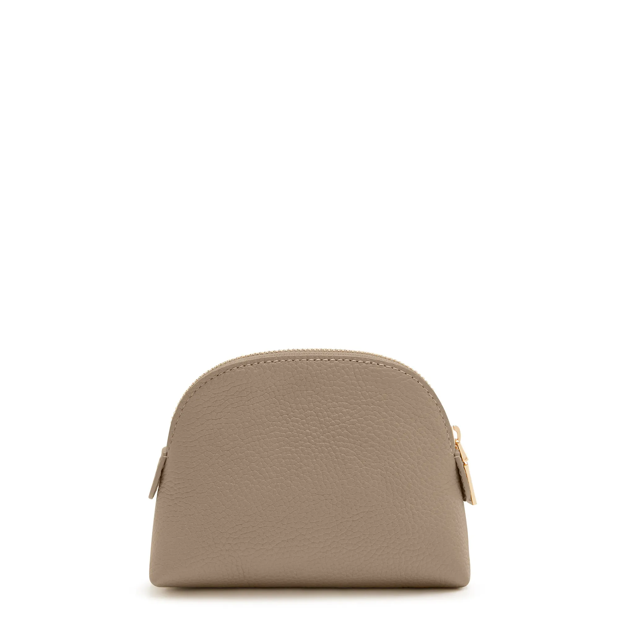 Honoré Babette taupe calfskin leather toiletry bag