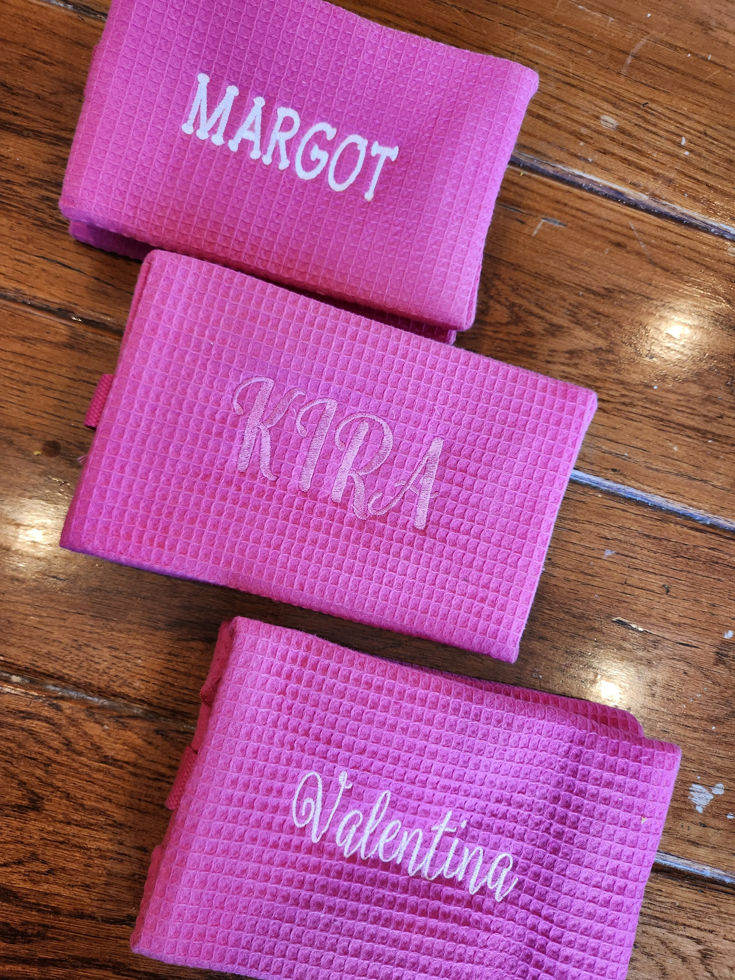 Hot Pink Waffle Toiletry Bag