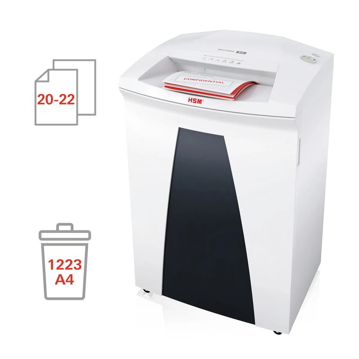 HSM SECURIO B34 - 4.5 x 30 mm Document Shredder