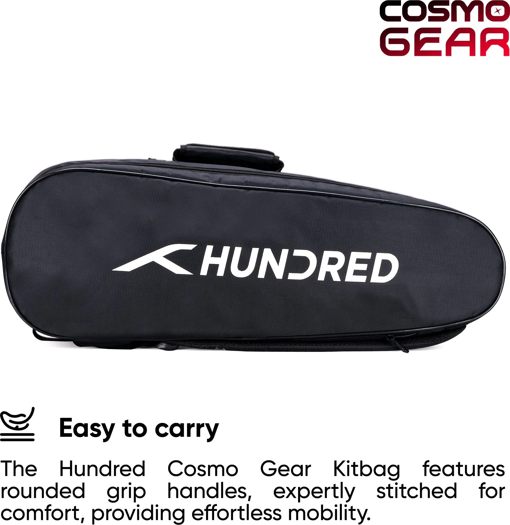 Hundred Cosmogear Kit-bag (Black/Red) (Size - M/50 L)