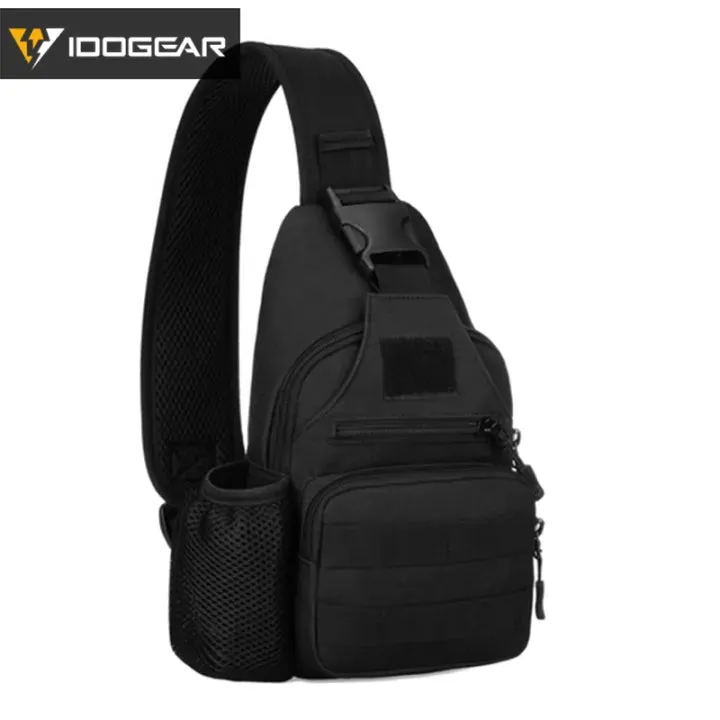 IDOGEAR Tactical USB Shoulder Bag Sling Pack Chest Bag Crossbody Daypack Hiking Camo Traveling Single Shoulder bags 3527