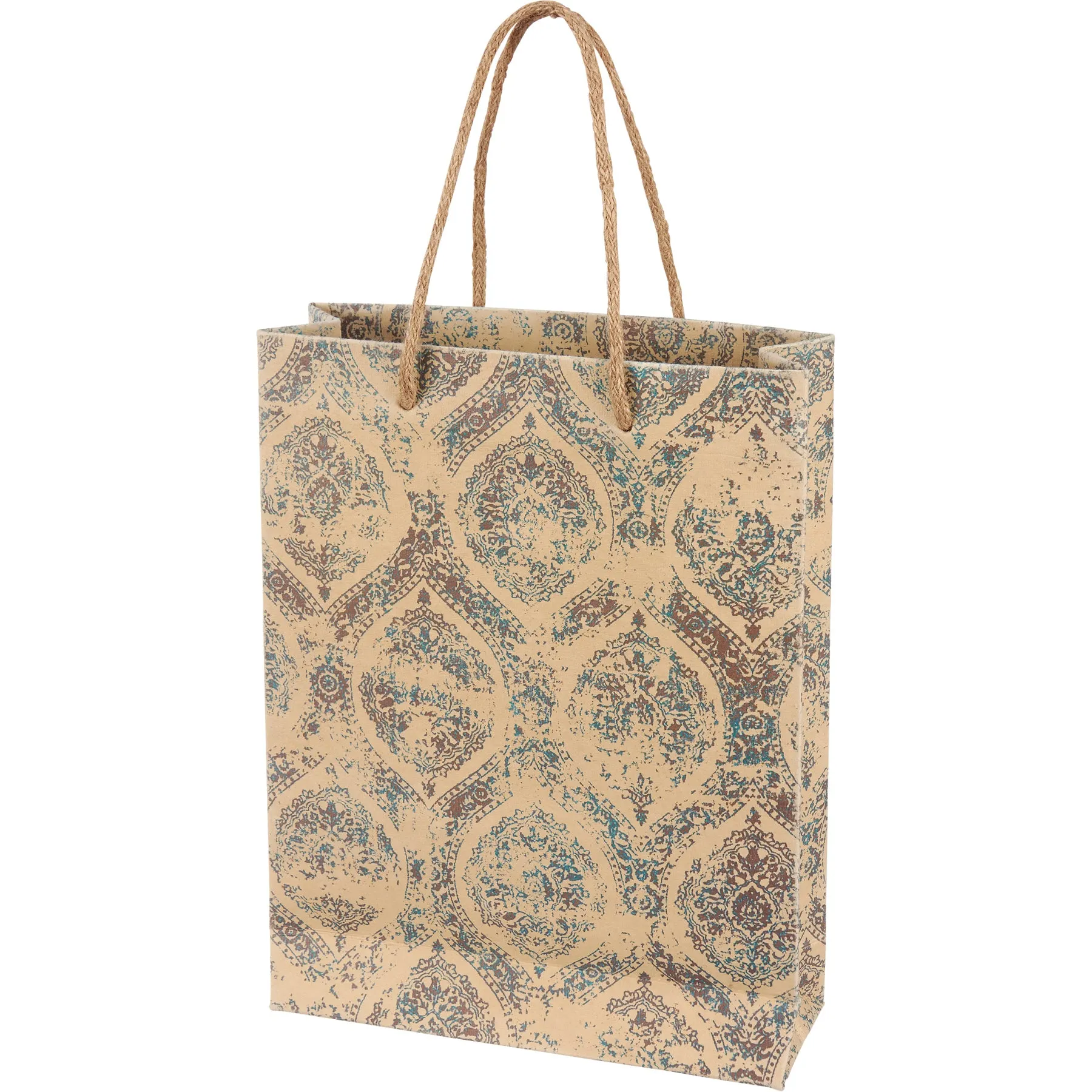 Indigo Blue Paisley Gift Bag