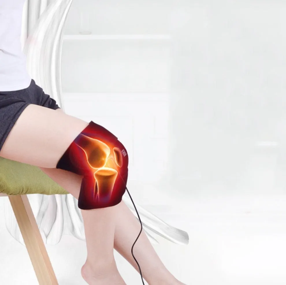 Infrared Heated Knee Brace Support Massager USB Arthritis Pain Relief Therapy