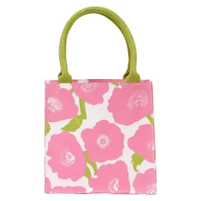 Itsy Bitsy Gift Bag - Poppies Pink