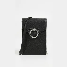 Jean Crossbody Phone Bag (Black)