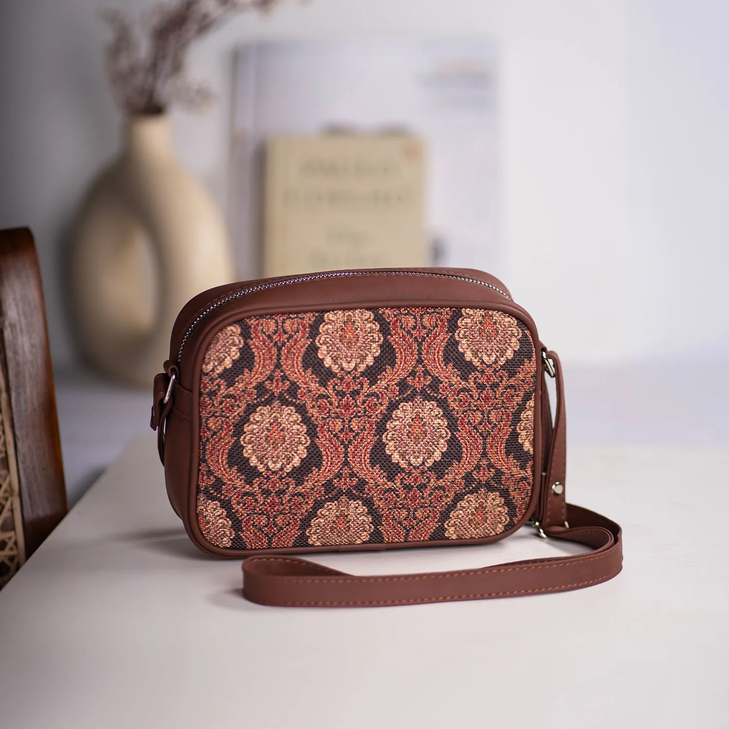 Jodhpur Damask Sling Bag