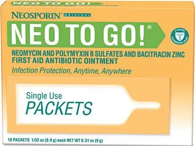 Johnson & Johnson To Go Single-Use Packet 10 Packets/Box