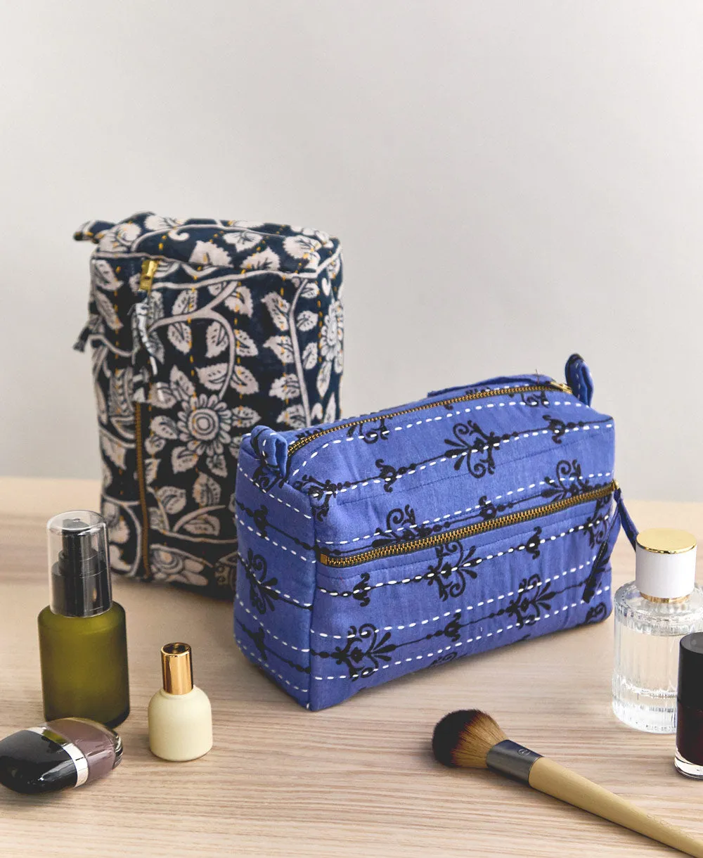 Kantha Medium Toiletry Bag - No. 240611