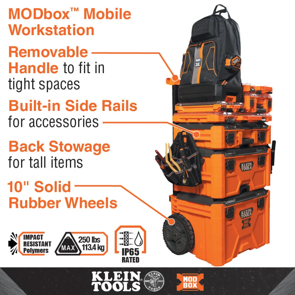 Klein 54812MB MODbox Tool Bag, Tote, and Backpack Component Box