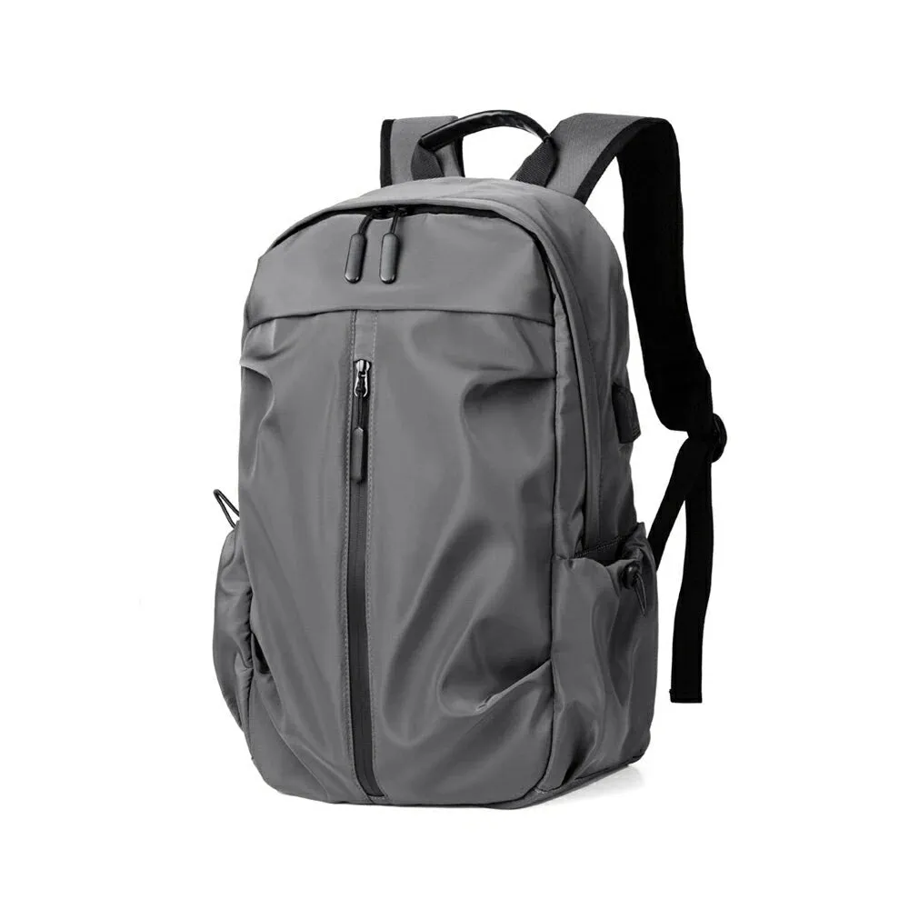 Laptop Backpack Shoulder Bag With USB Charging TB505 - Grey