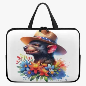 Laptop Sleeve with Handles - Australian Animals - Tasmanian Devil