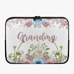 Laptop Sleeve - without handles - Floral - Grandma