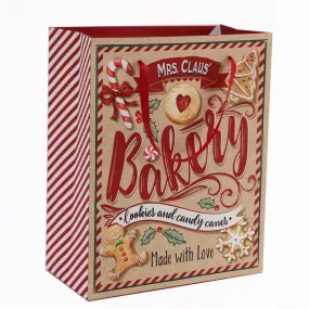 Large Gingerbread Bakery Christmas Gift Bag