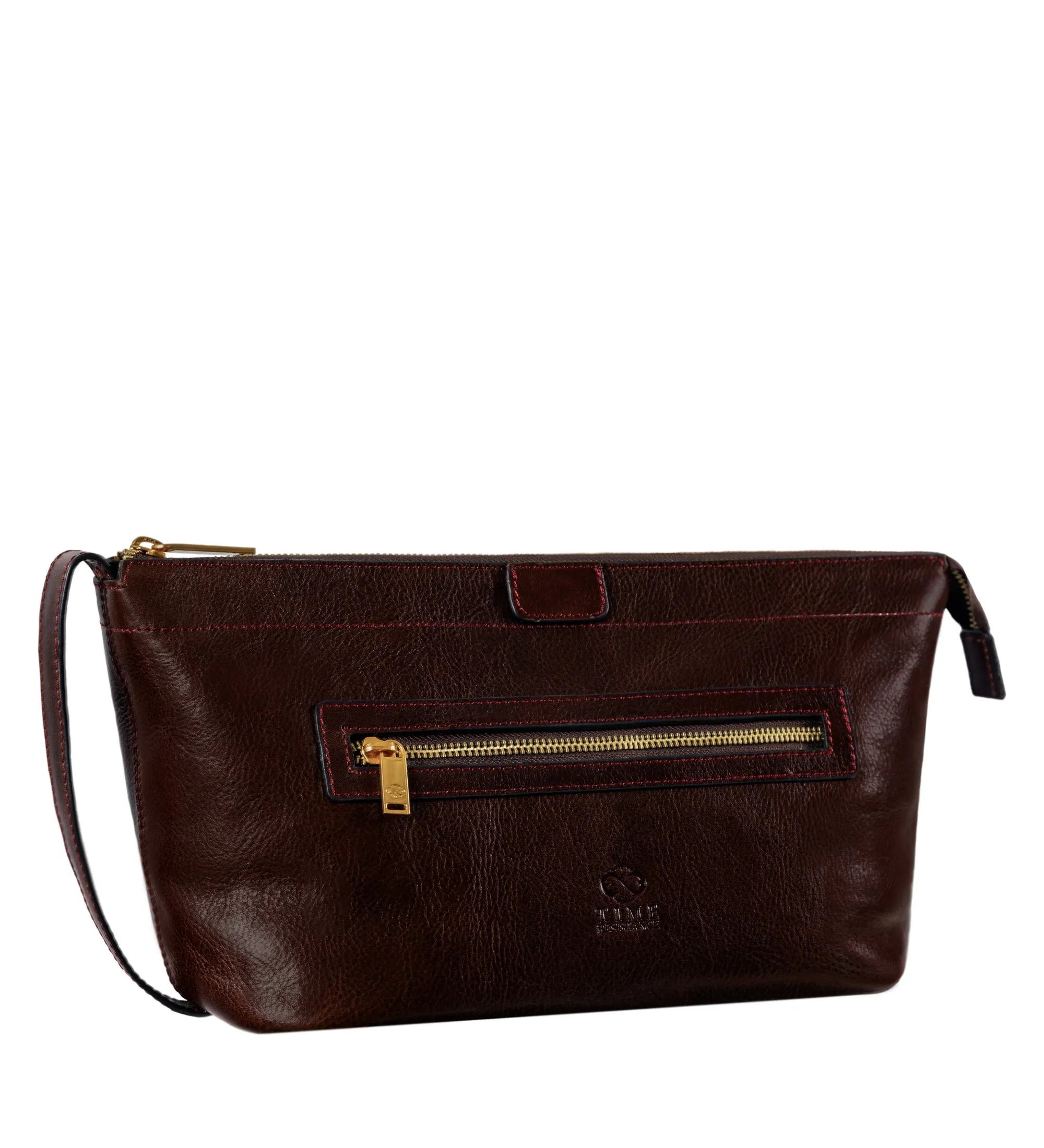 Leather Cosmetic Bag Dopp Kit - Ragtime