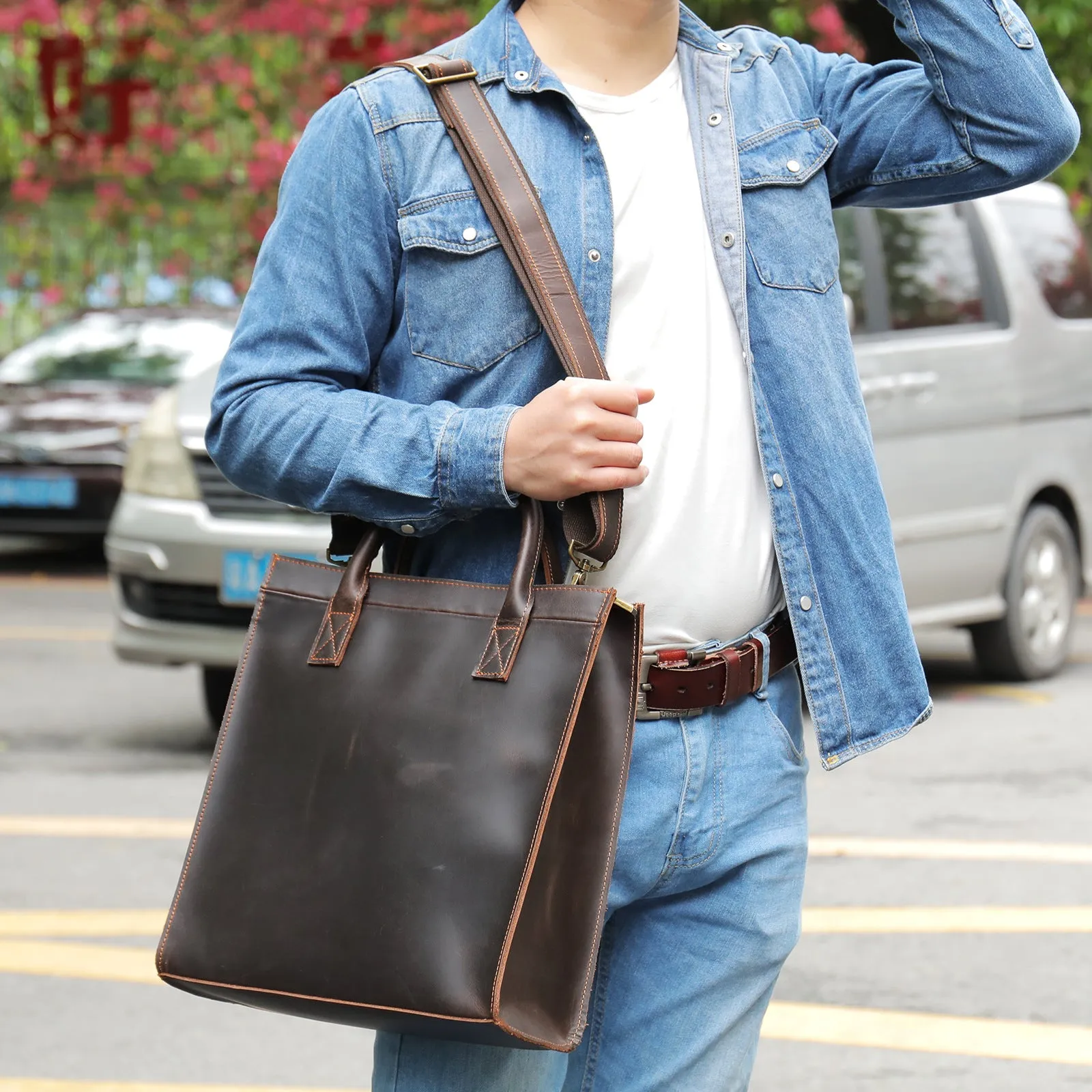 Leather Messenger Bag, Shoulder Bag, Leather Laptop Bag, Crossbody Bag, Men's Bag, Best Gifts