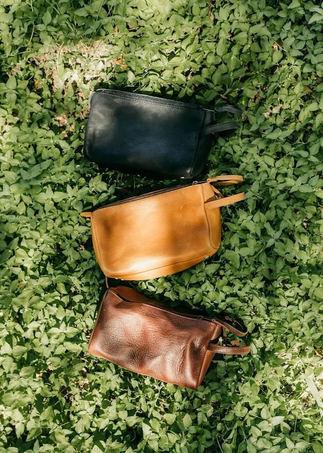 Leather Toiletry Bag