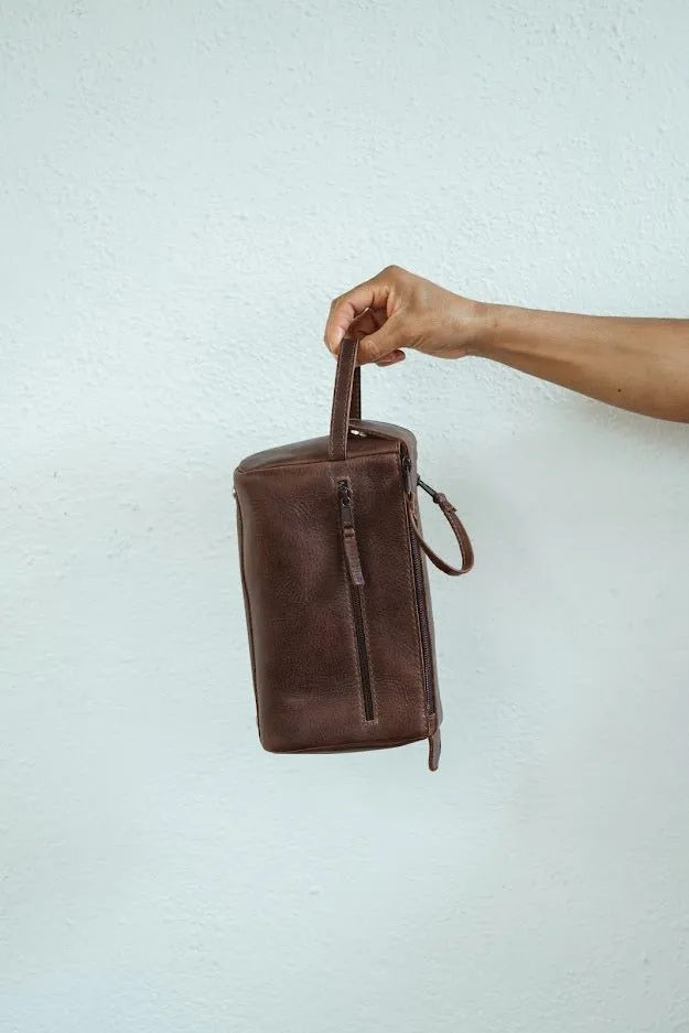 Leather Toiletry Bag