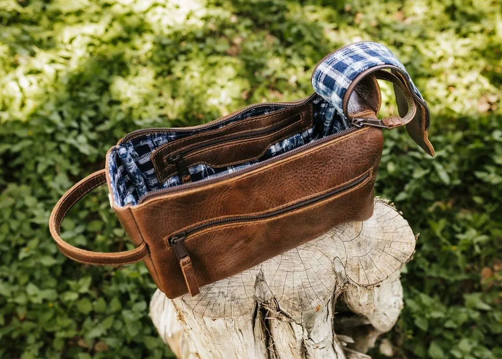 Leather Toiletry Bag