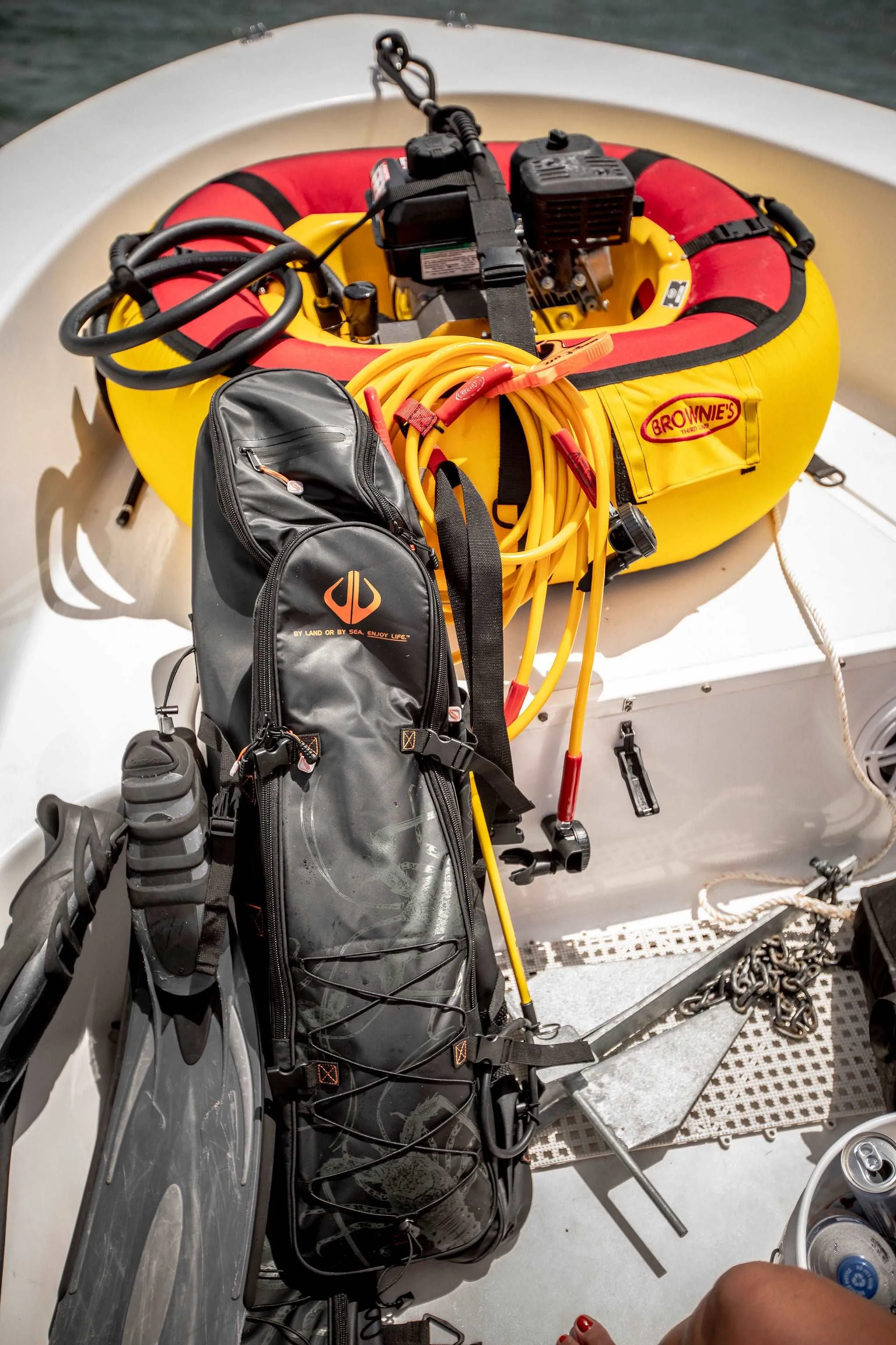 Long Fin Backpack Dive Bag