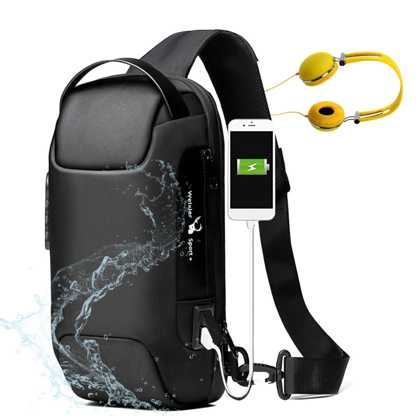 LovelyRLovely Waterproof USB Anti-theft Bag