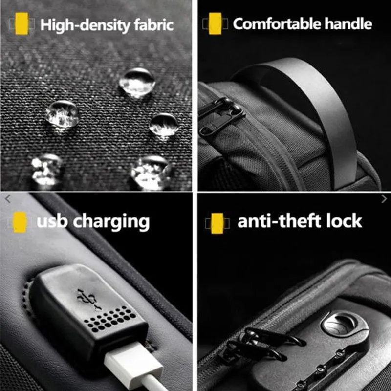 LovelyRLovely Waterproof USB Anti-theft Bag