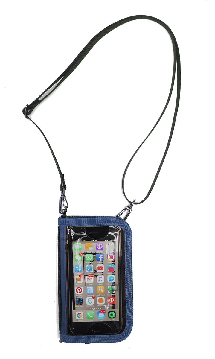 <A 000a001z7> Fungolia Smartphone Charging Pouch  (Navy)