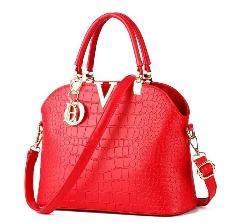 MAGICBAG Women Famous brand designer Luxury leather handbags women messenger bag Ladies crocodile pattern Shoulder bag Crossbody