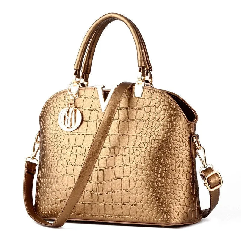 MAGICBAG Women Famous brand designer Luxury leather handbags women messenger bag Ladies crocodile pattern Shoulder bag Crossbody