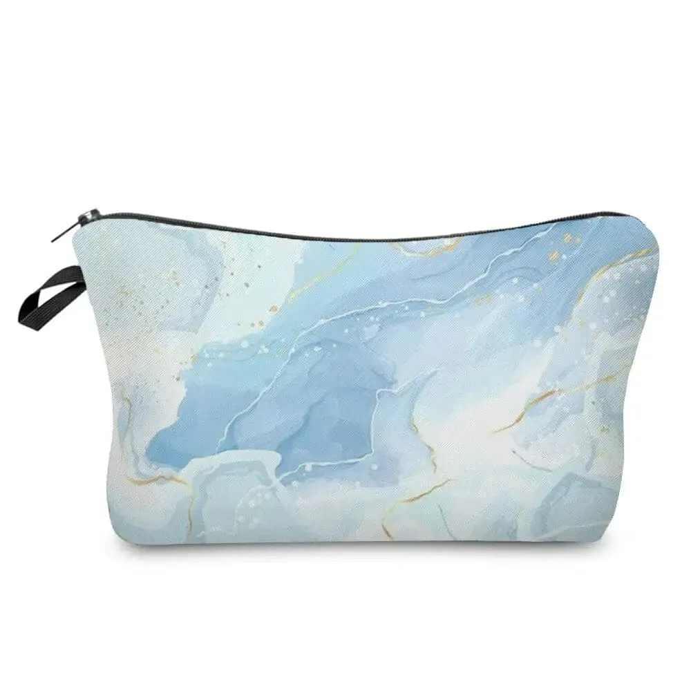 Marble Pattern Abstract Art Makeup Bag Eco-Friendly Cosmetic Organizer