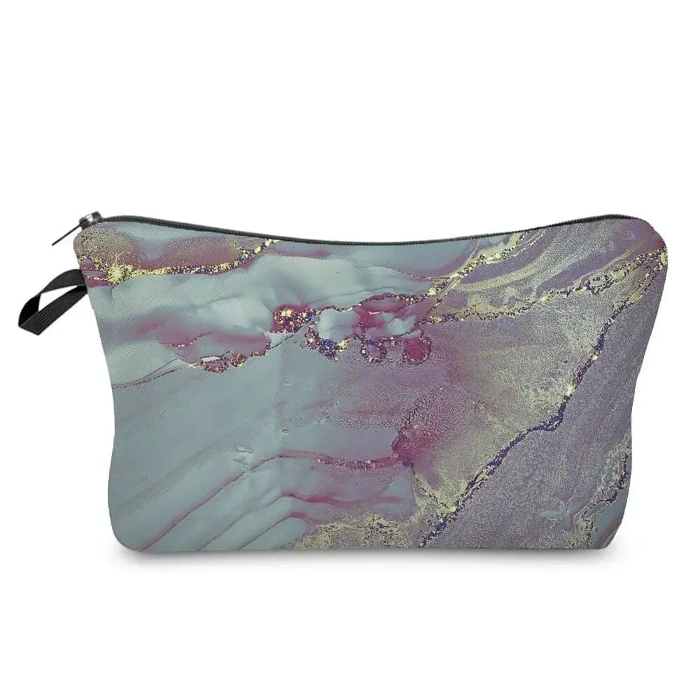 Marble Pattern Abstract Art Makeup Bag Eco-Friendly Cosmetic Organizer