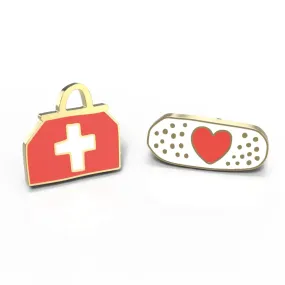 Medicine Bag   Band-Aid Earrings