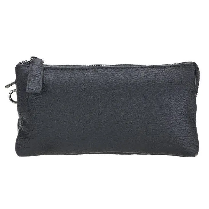 Melissa Leather Women Hand Bag Black