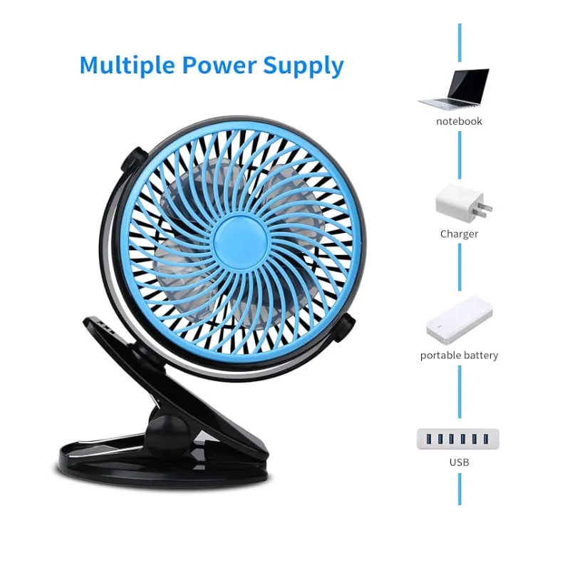 Mini Rechargable Usb Fan F12-8-378