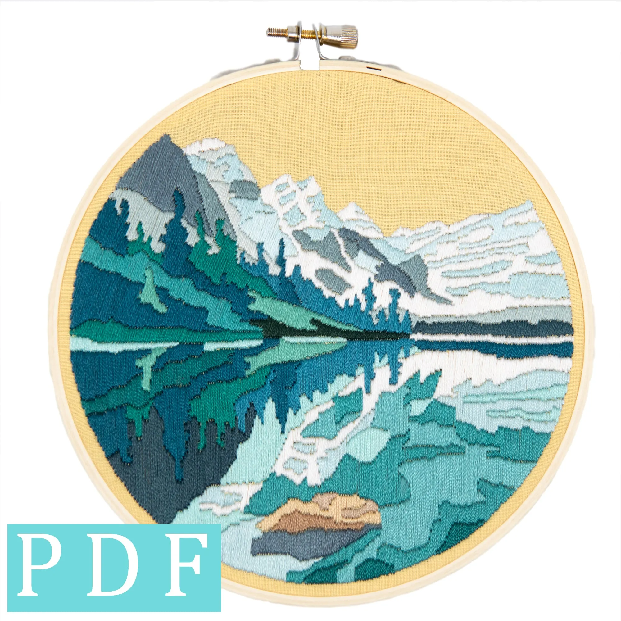 Moraine Lake - First Snow PDF Pattern