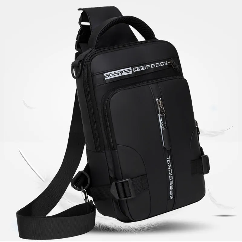 Multifunctional chest bag with USB charging port